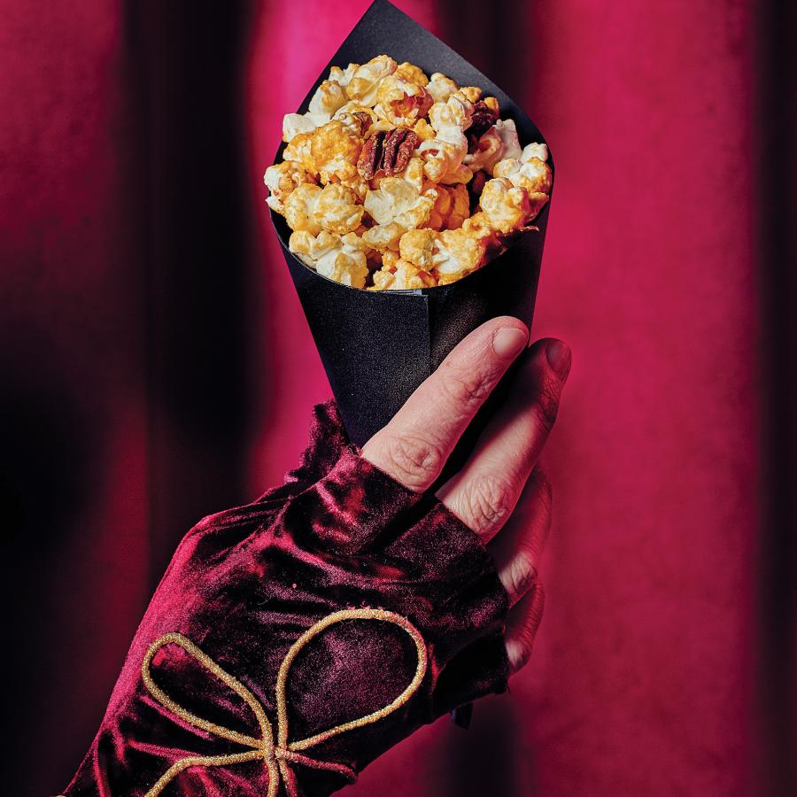 Popcorn au caramel d’érable et aux pacanes