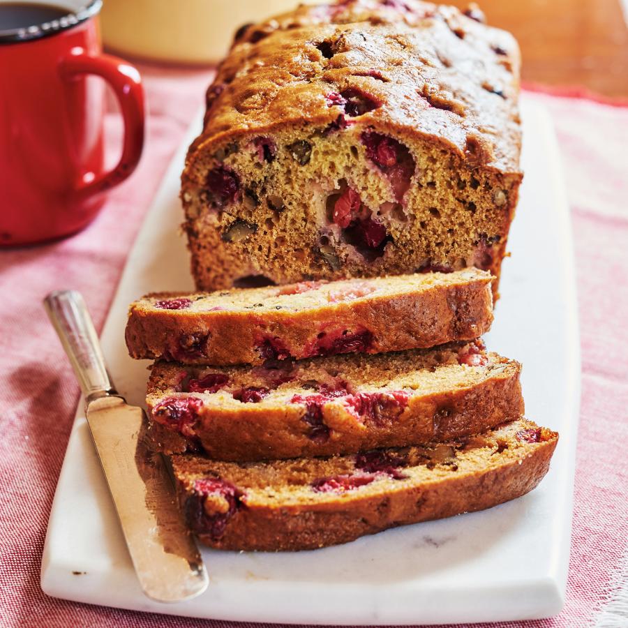 Pain aux canneberges