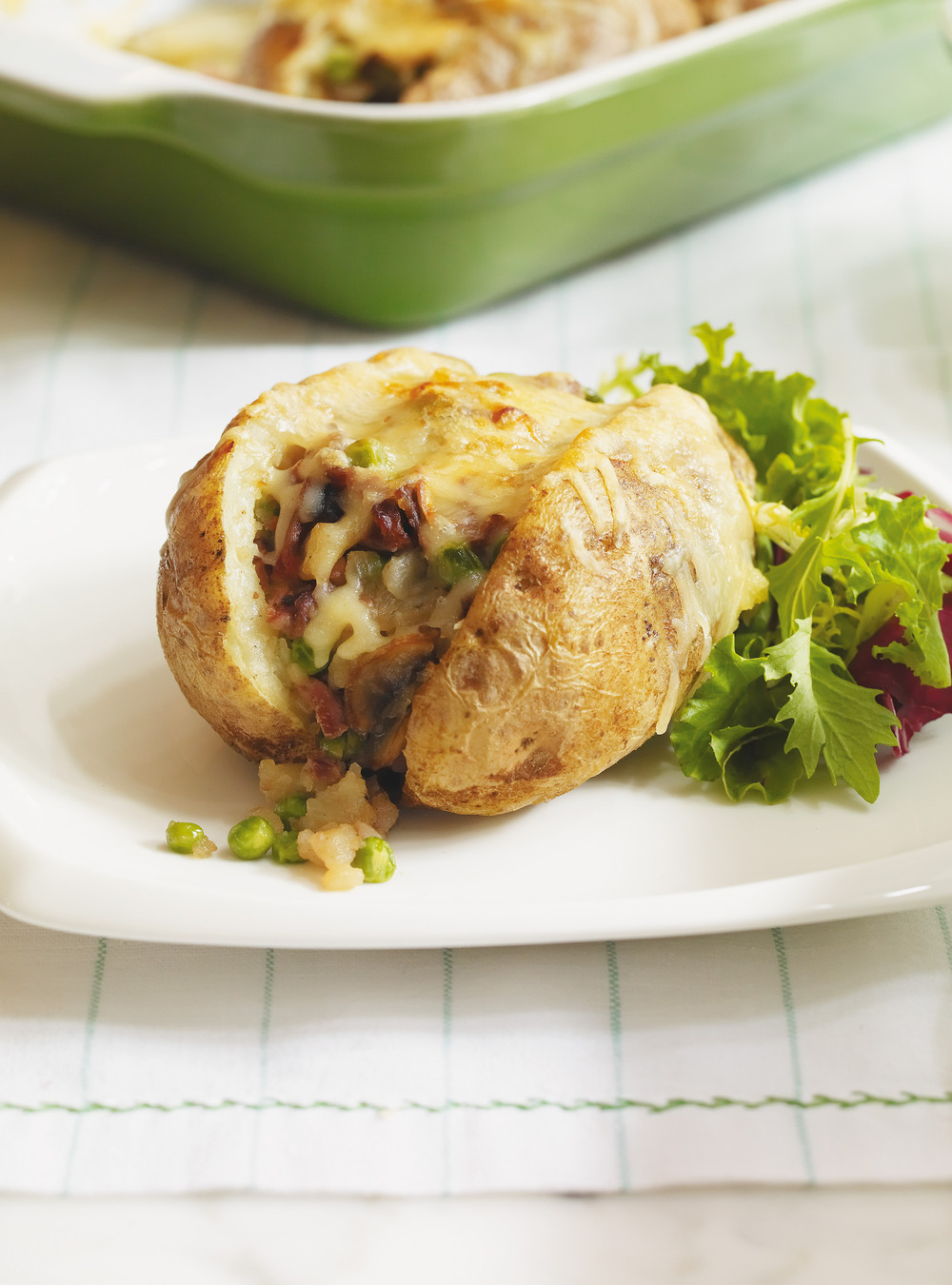 Twice-Baked Potatoes with Beef Leftover roast beef dons a new jacket