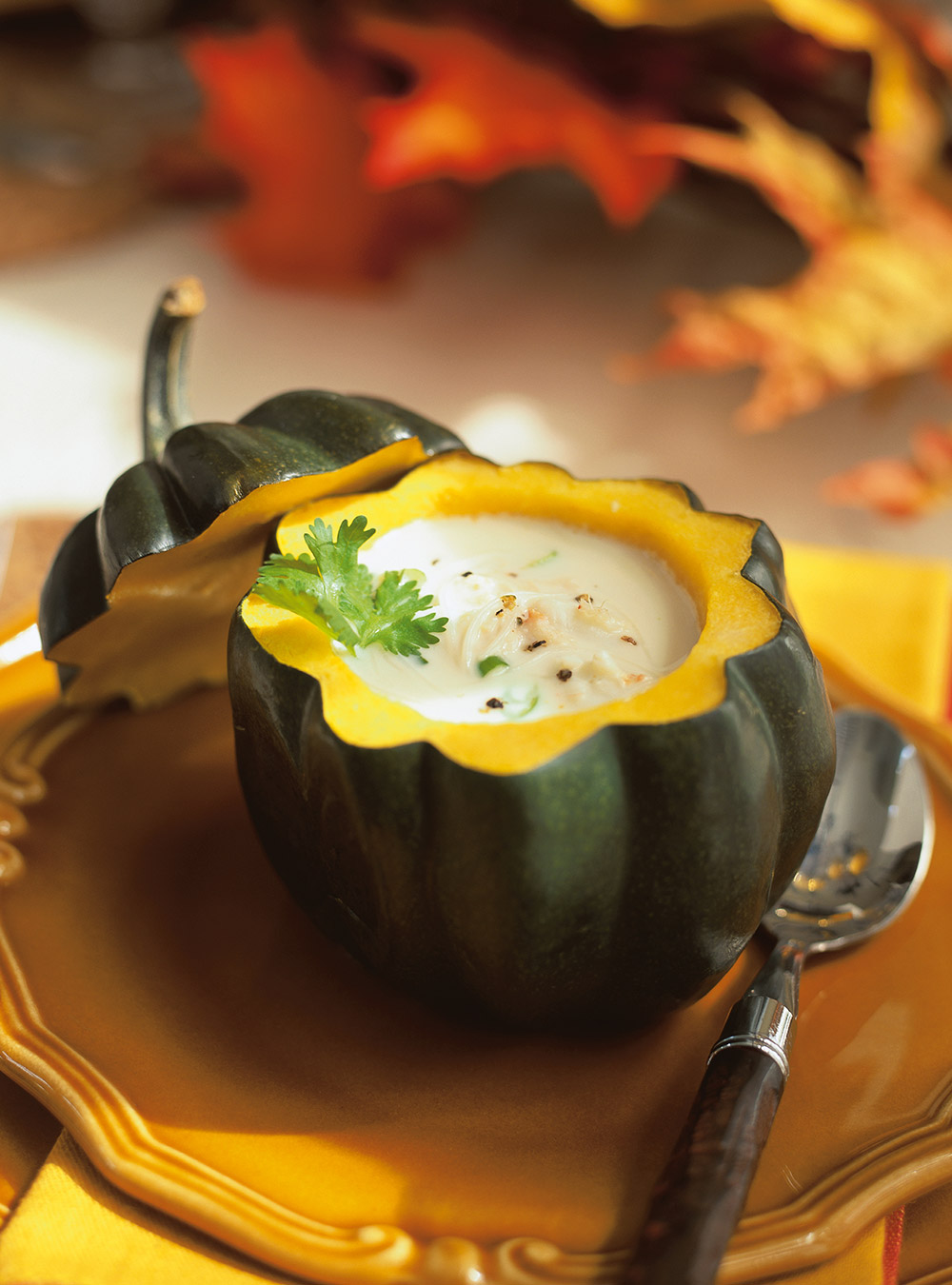 Coconut Milk Soup with Crab
