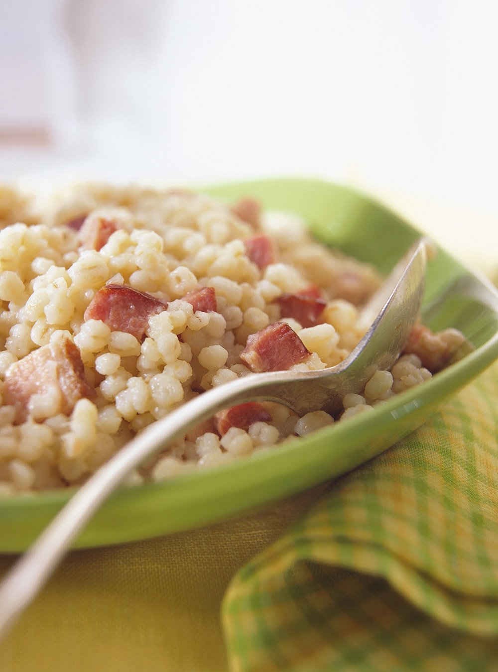 Barley Pilaf with Bacon
