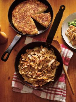 Émincé de veau aux champignons