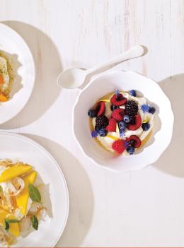 Salade de petits fruits frais