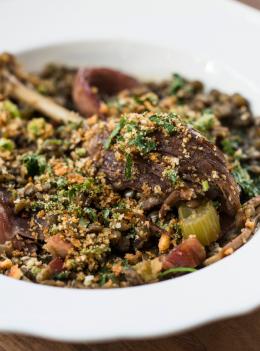 Cassoulet de lentilles