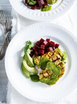 Côtelettes de porc marinées à la coriandre et au citron