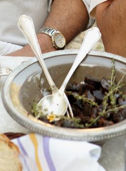 Gésiers de canard confits, thym et citron