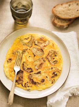Tortino di carciofi (Omelette aux artichauts)