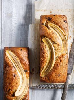 Pain aux bananes et au chocolat
