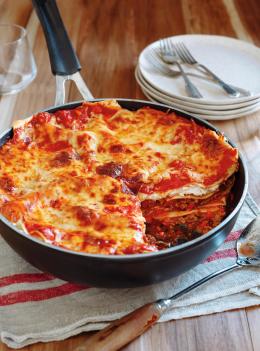 Lasagne « tout-en-un » dans une poêle
