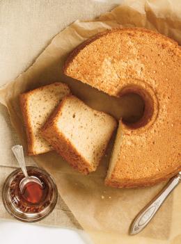Gâteau des anges à l'érable