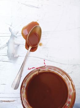 Pot de caramel à la vanille et à la cannelle