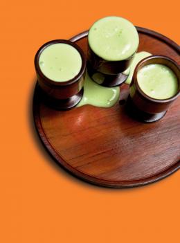 Bave de crapaud (lait au chocolat blanc)