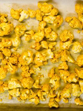 Chou-fleur rôti caramélisé d'Hélène