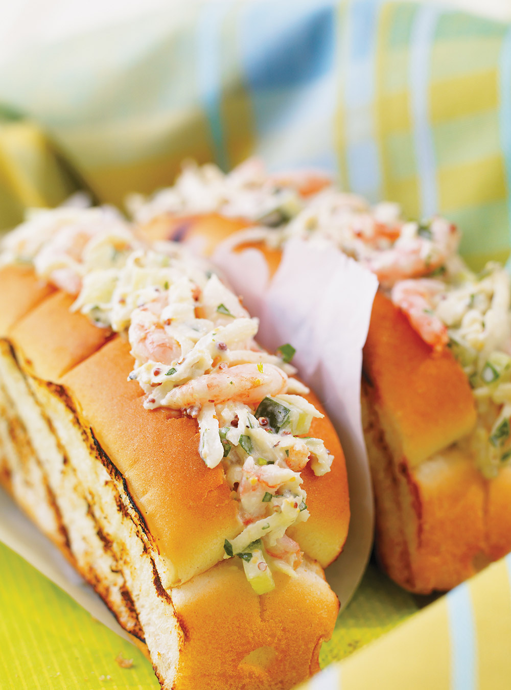 Shrimp Rolls with Celery Root Remoulade