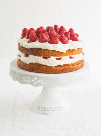 Gâteau de Noël Végétalien Etages aux Griottes / Vegan Sour Cherry Cake