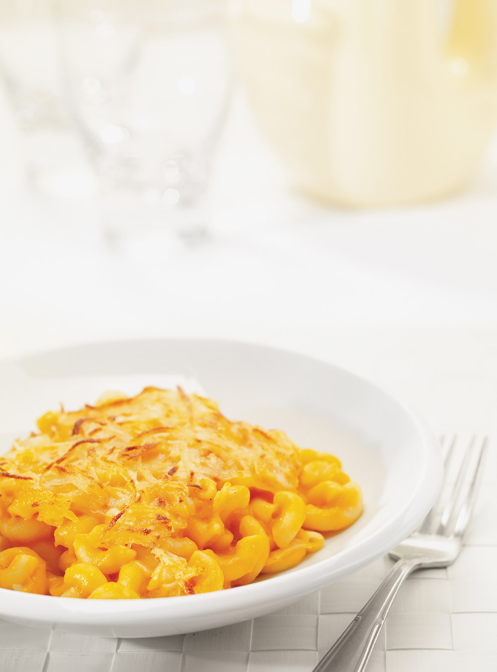 Gratin de macaroni à la purée de carotte