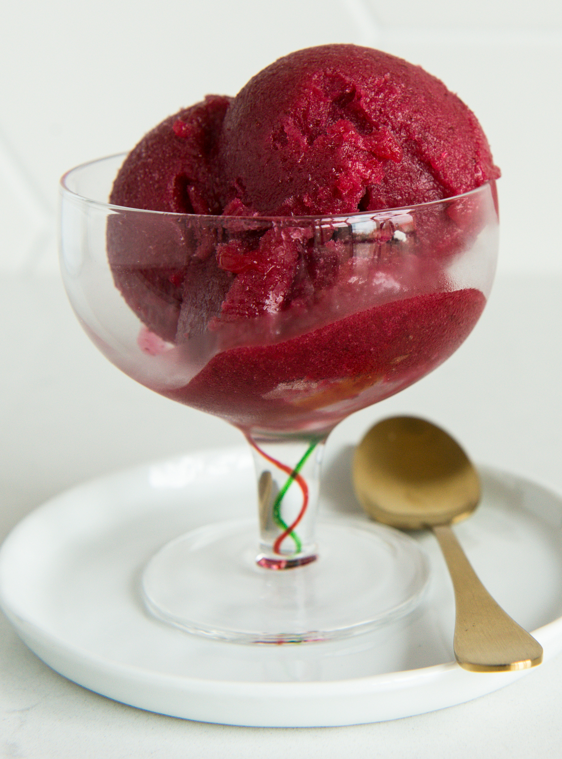 Sorbet aux canneberges