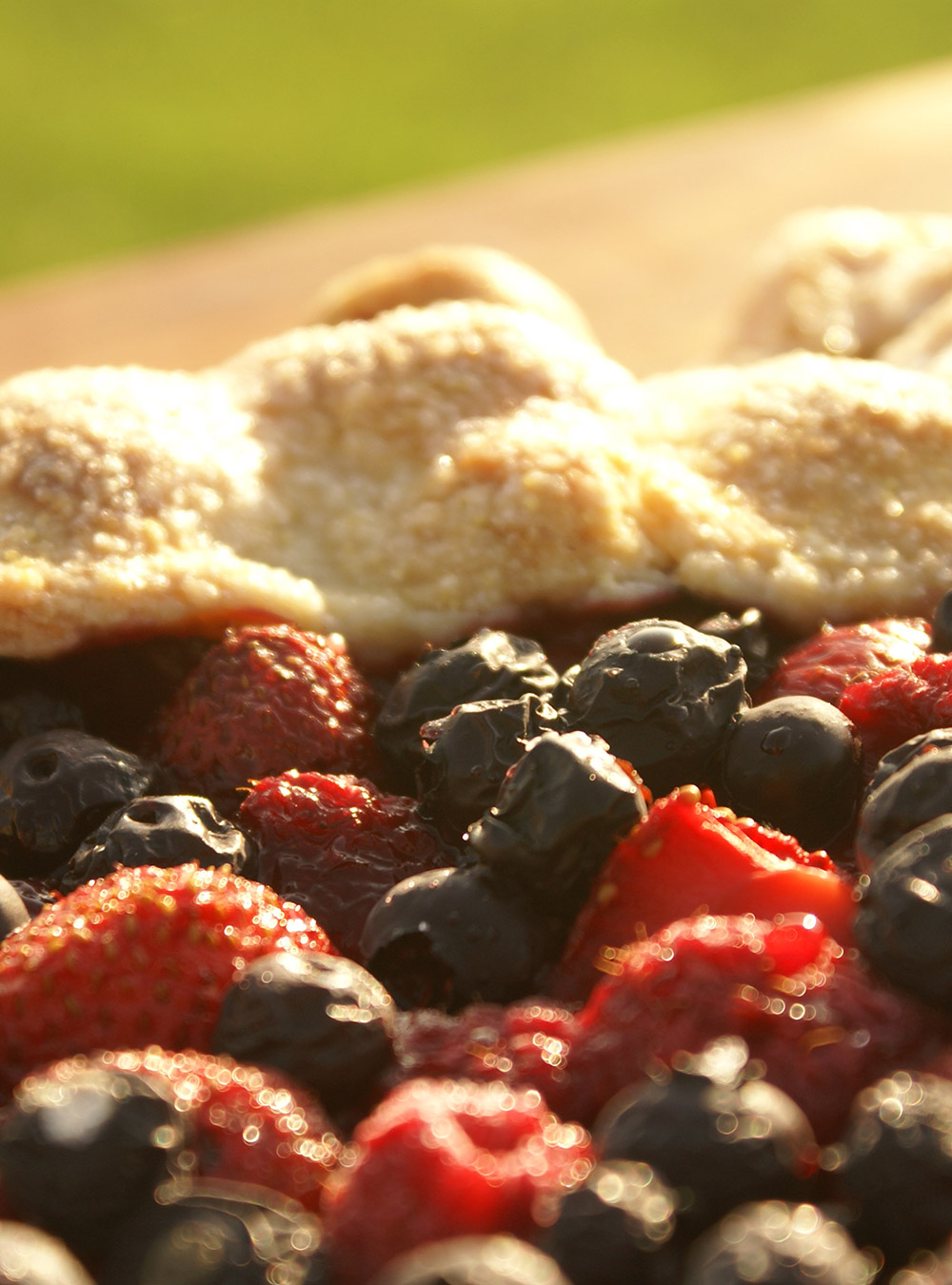 Country Apple and Berry Tart