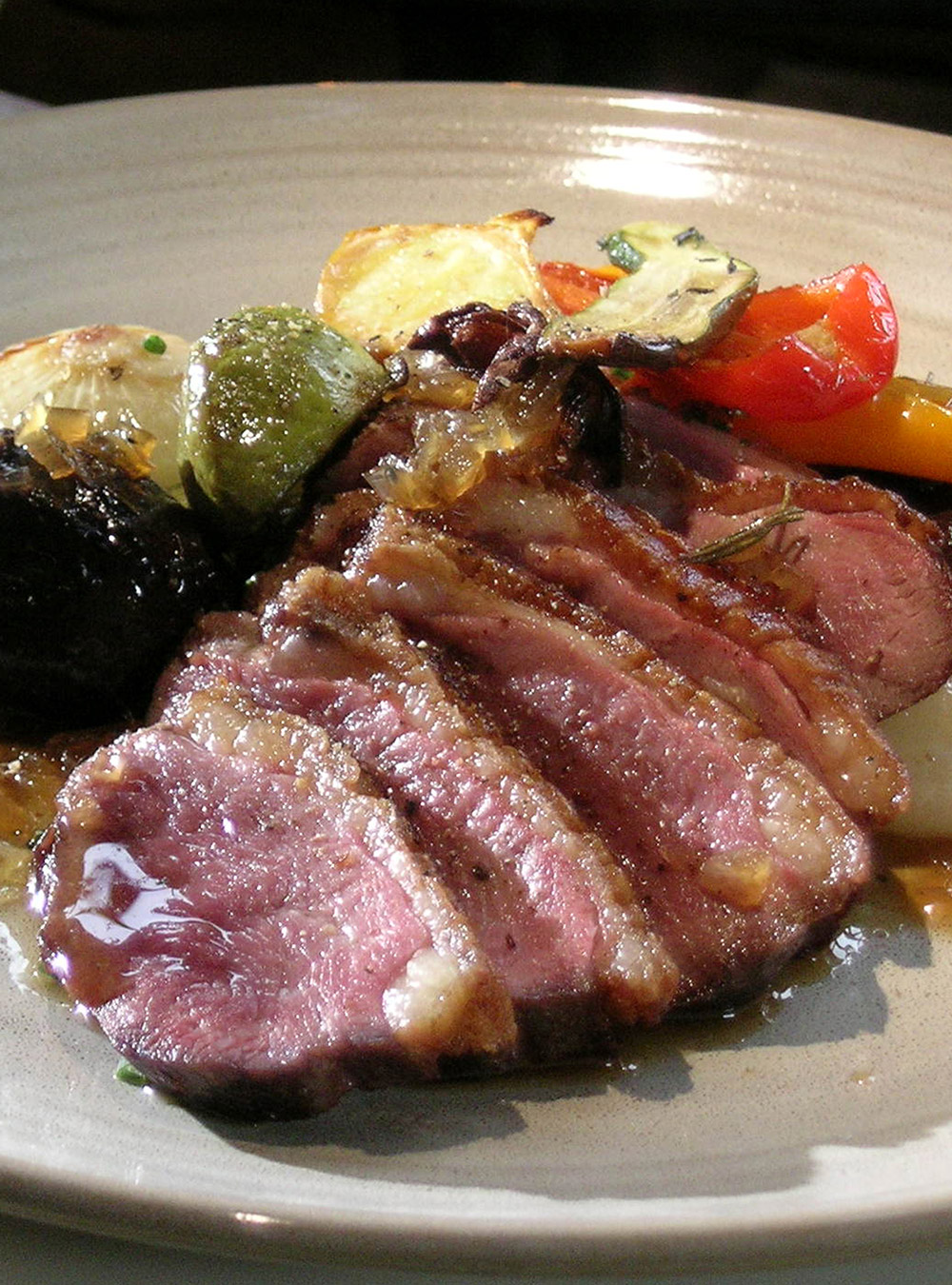 Roasted Duck Breast with Spiced Whisky Sauce and Pont-Neuf Potatoes