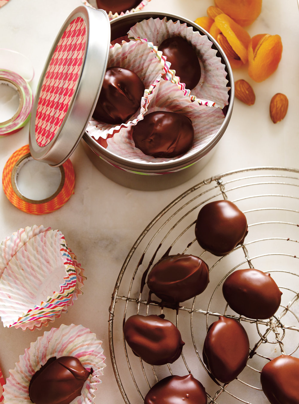 Chocolate-Covered Apricots