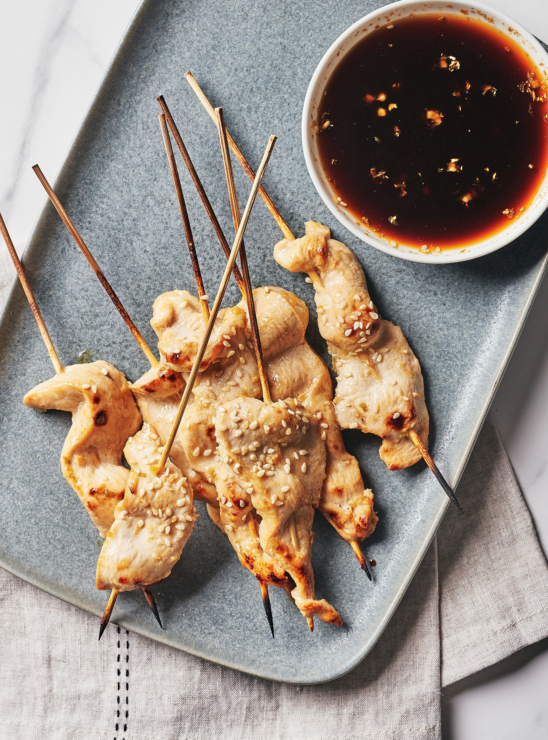 Asian-Style Chicken Skewers