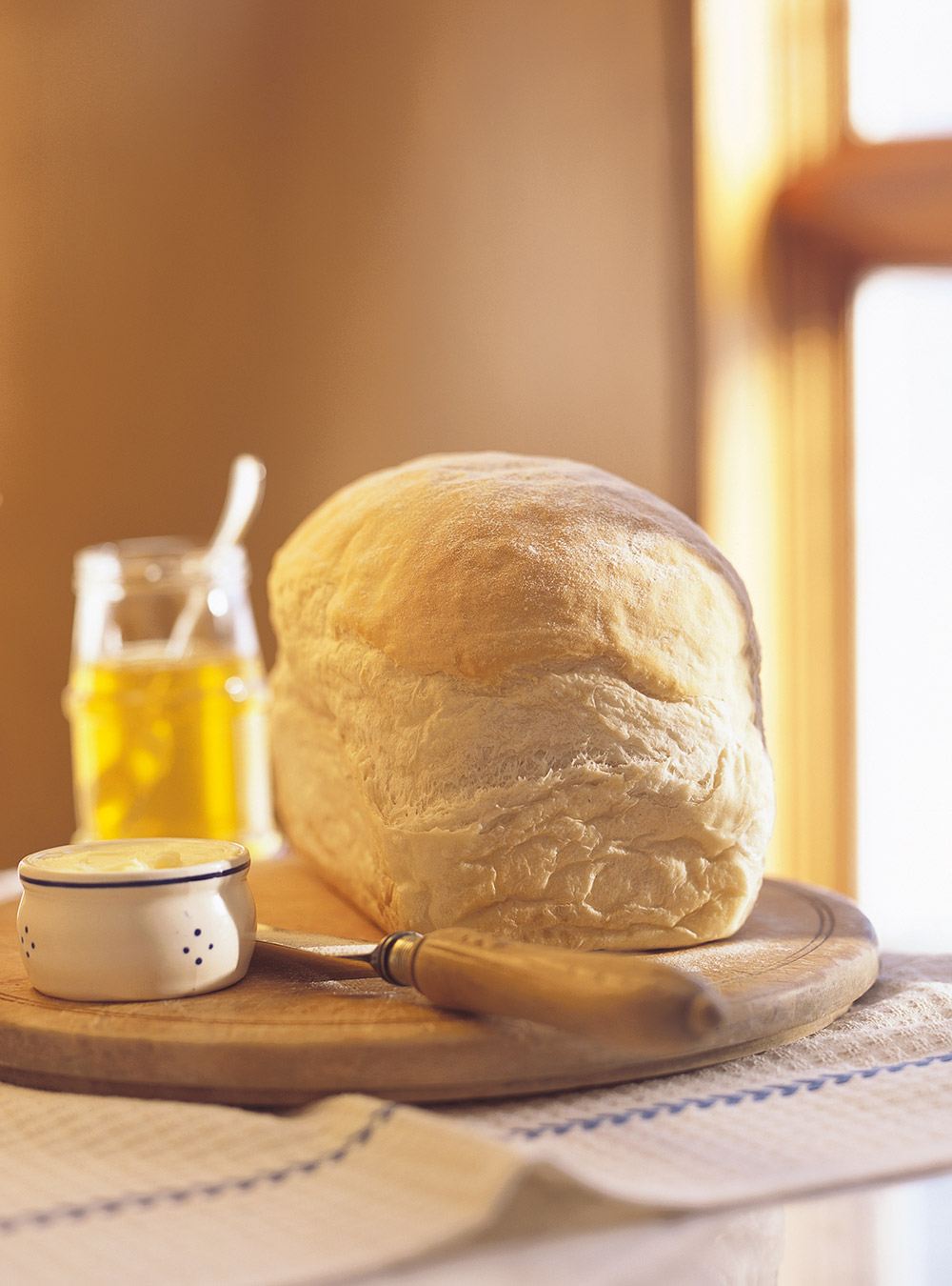 Homemade White Bread Loaf