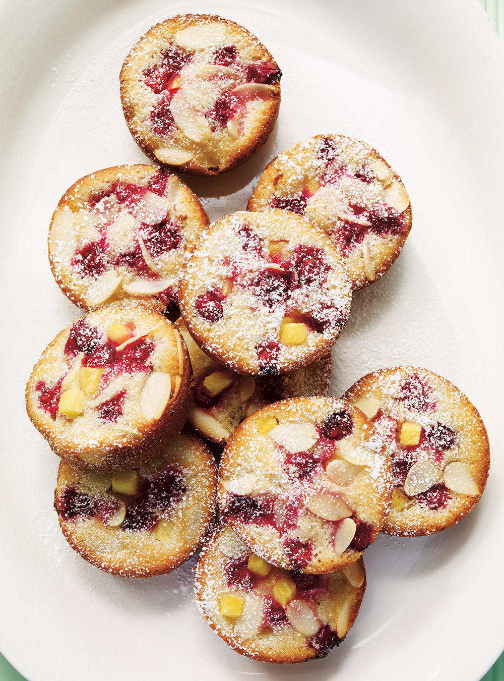 Cranberry and Pineapple Financiers