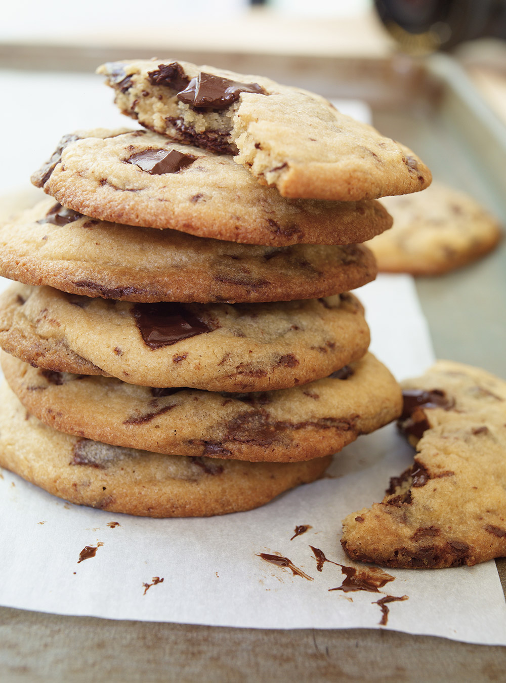 Biscuits moelleux aux brisures de chocolat