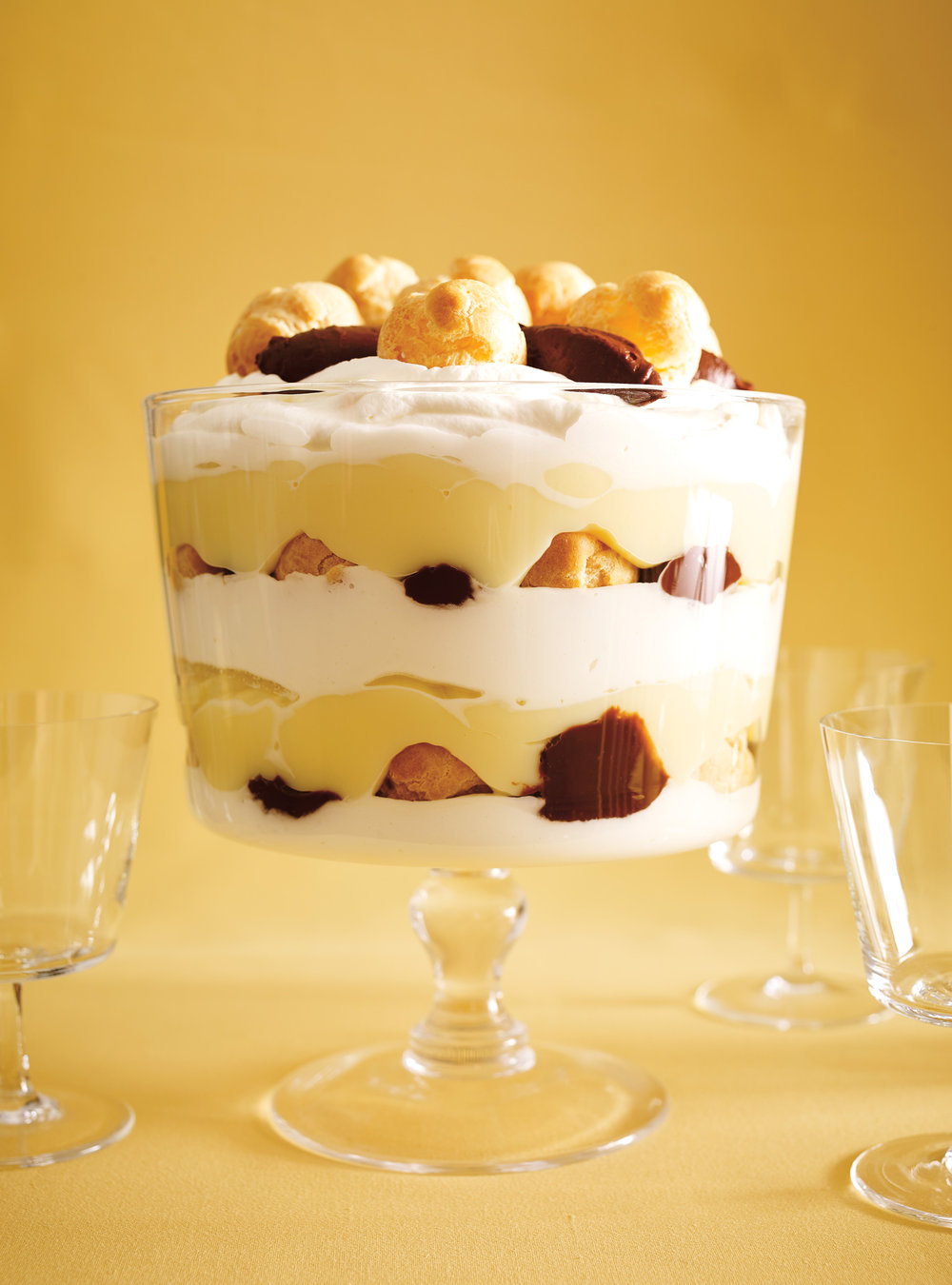 Chocolate Profiterole Trifle