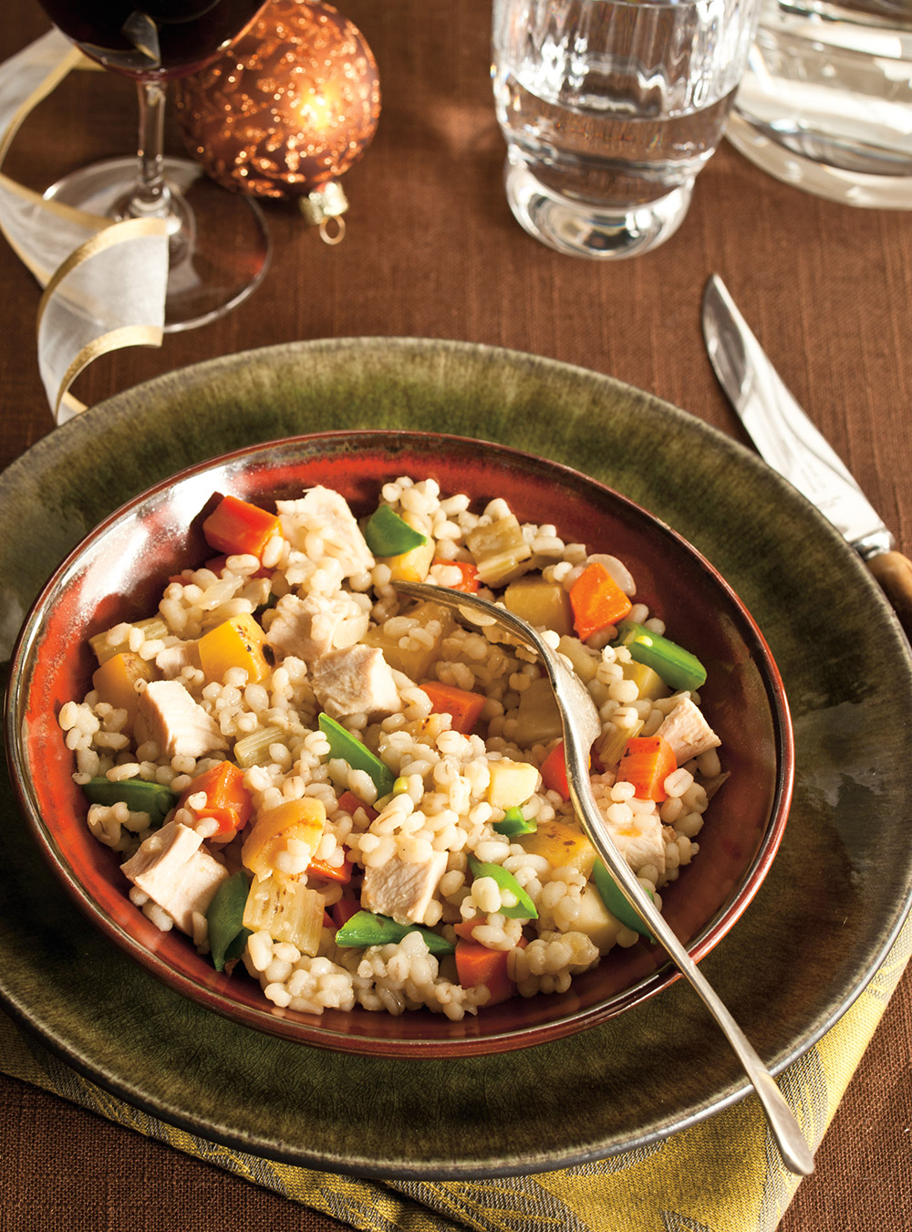 Barley Stew with Turkey and Root Vegetables
