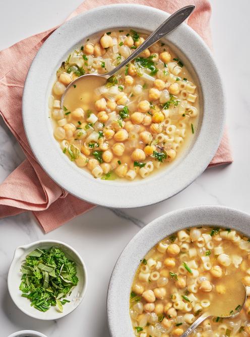 Soupe De Pois Chiches Et De P Tes Ricardo