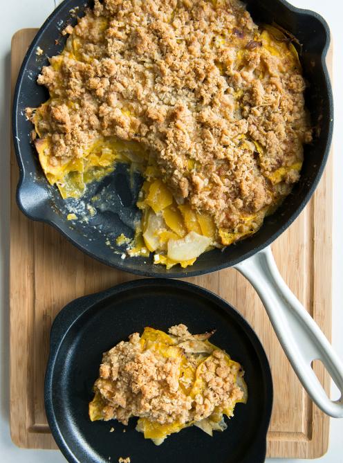 Squash Gratin with Parmesan Crumble | RICARDO