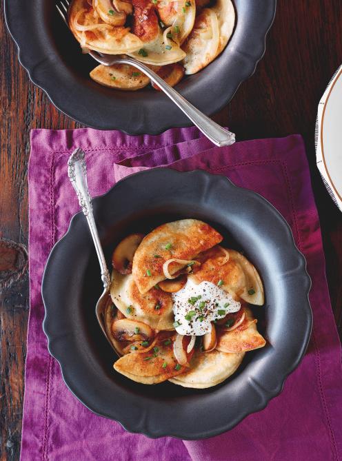 Mushroom and Sauerkraut Pierogis | RICARDO