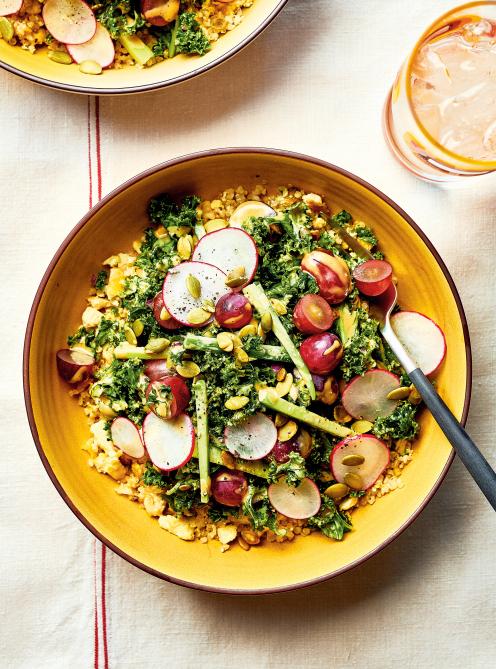 Quinoa Au Tofu Et Salade De Kale Ricardo