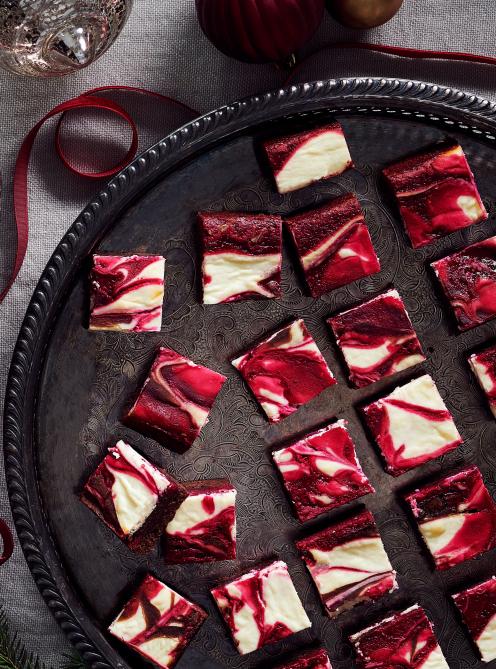 Brownies Marbrés Red Velvet Et Gâteau Au Fromage Ricardo 