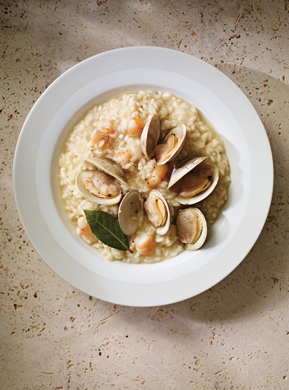 Seafood and Bay Leaf Risotto