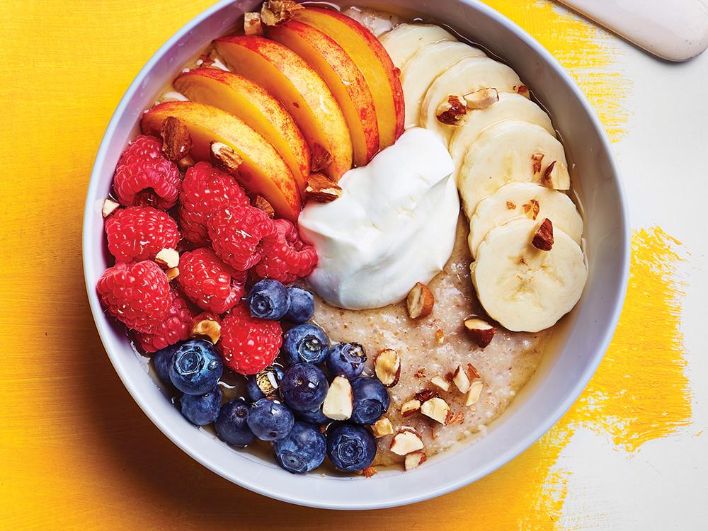 Hot Cereal with Fresh Fruit