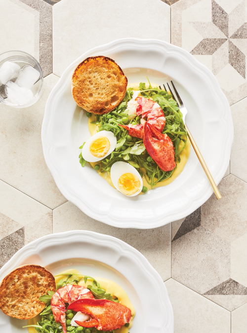 Lobster with Green Peas and Hollandaise Sauce RICARDO