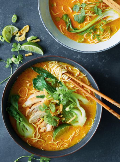 Coconut Curry Ramen With Chicken And Bok Choy Ricardo