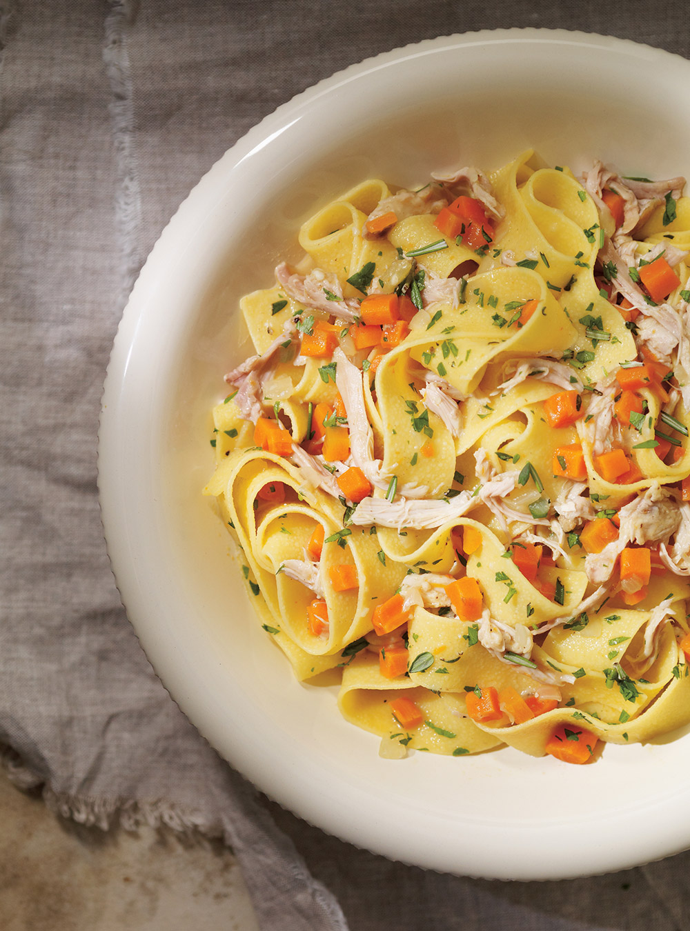 Pappardelle with Braised Rabbit   