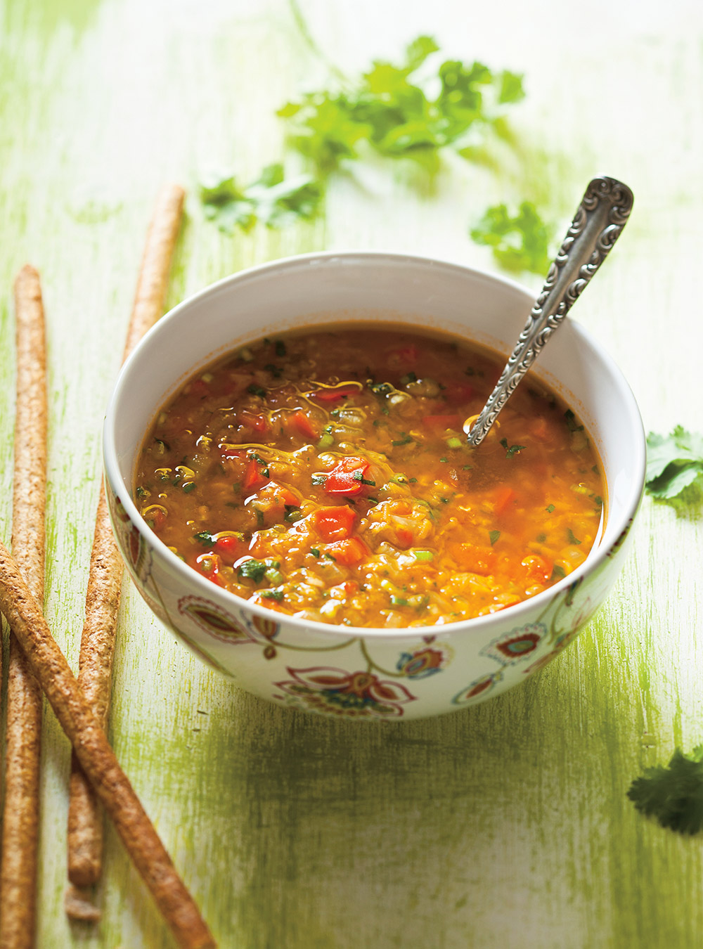 Lentil and Red Bell Pepper Soup