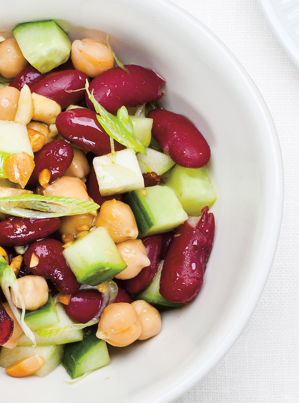 Bean, Apple, and Cranberry Salad