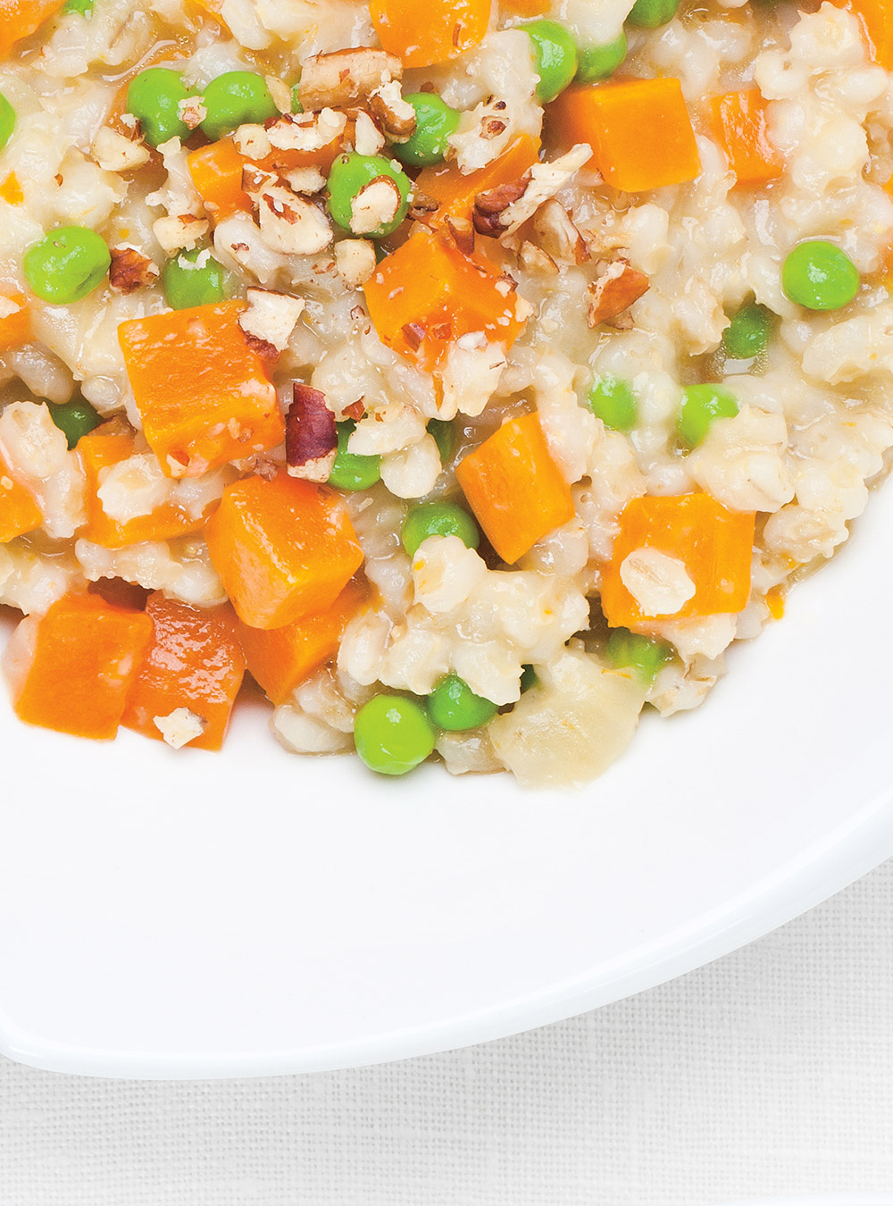 Barley Casserole with Vegetables and Cheddar