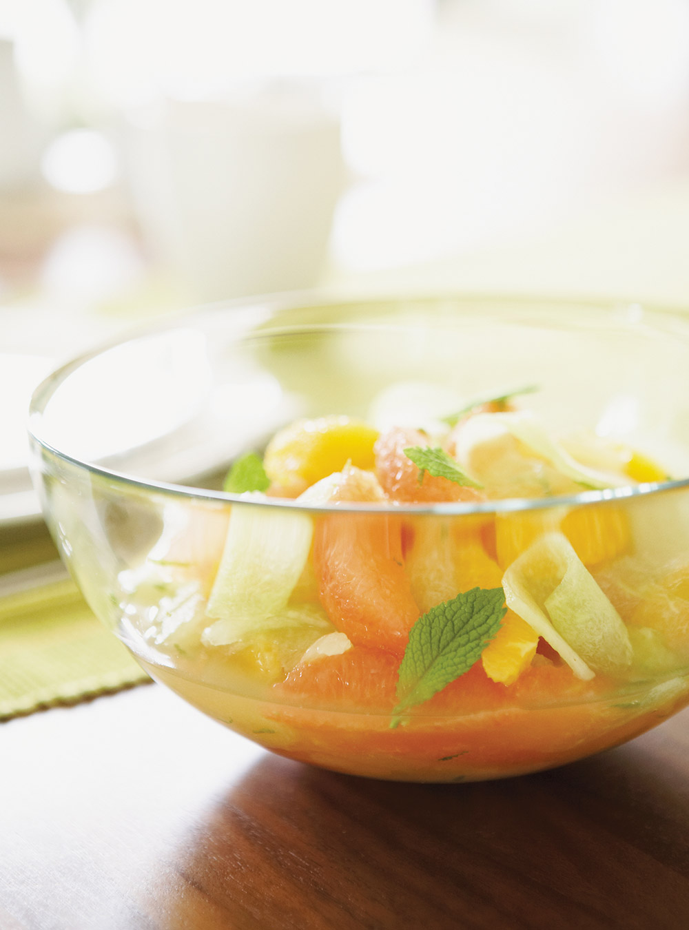Salade de pamplemousse et d'orange «with a twist»