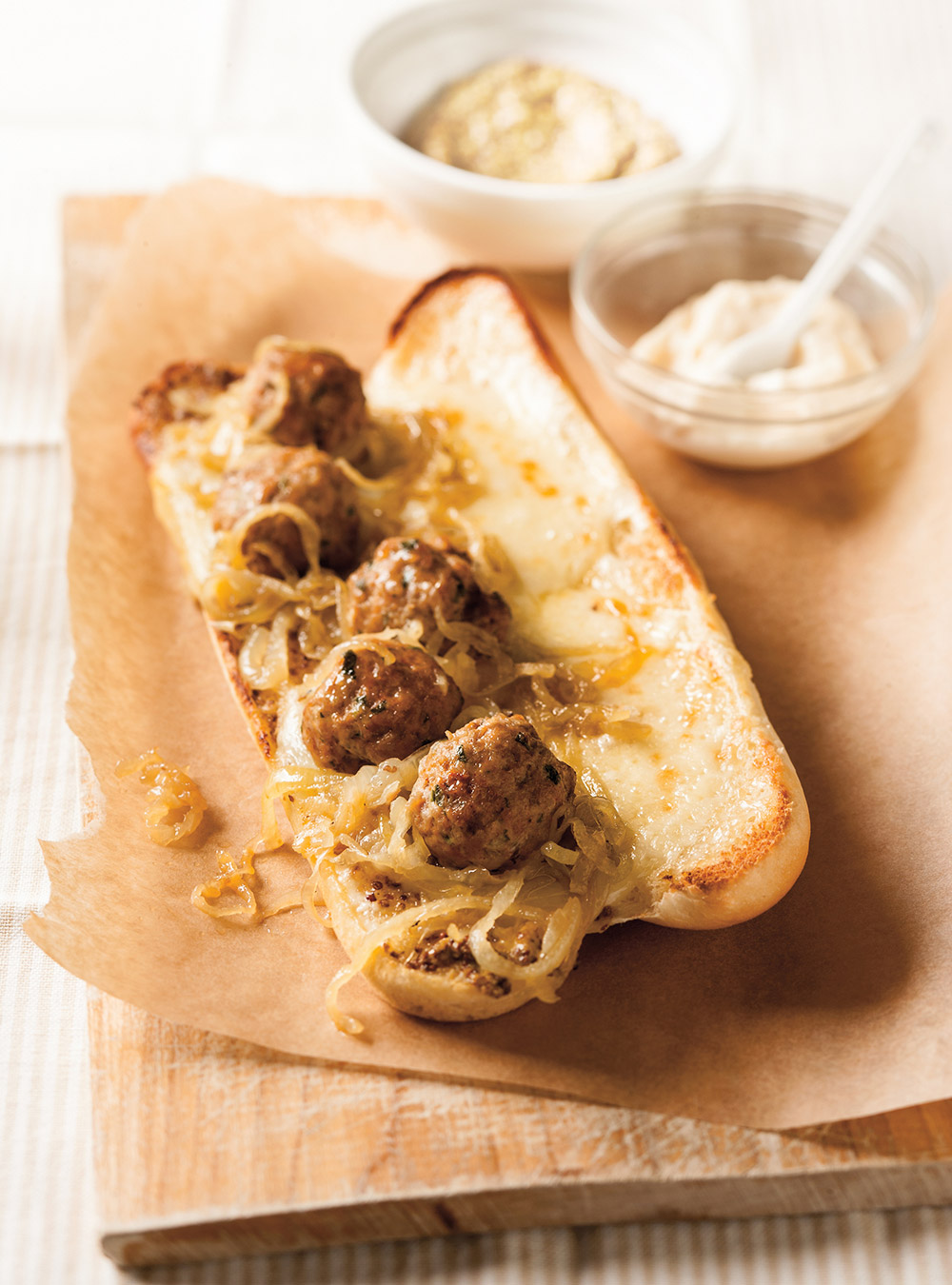 Meatball and Onion Subs