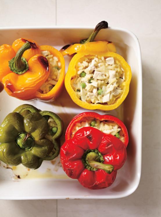 Risotto-Stuffed Bell Peppers | RICARDO