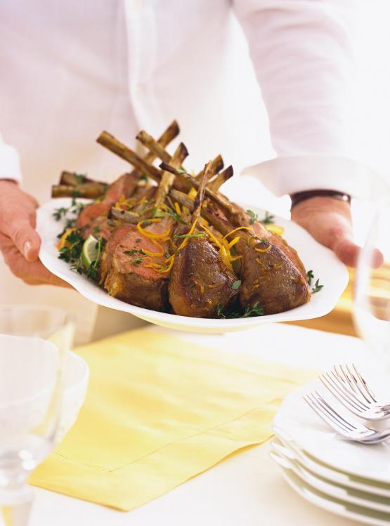Carrés d'agneau au miel et aux agrumes | Ricardo