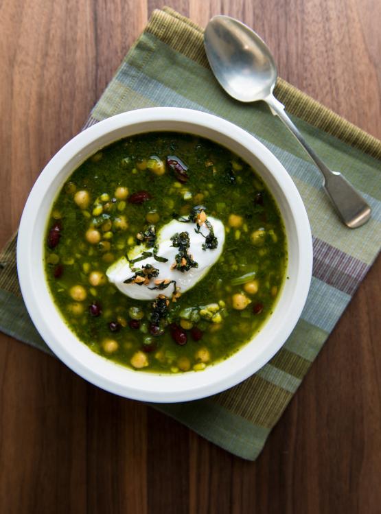 Soupe à et aux légumineuses à l’autocuiseur de Razak (Ash e Jow