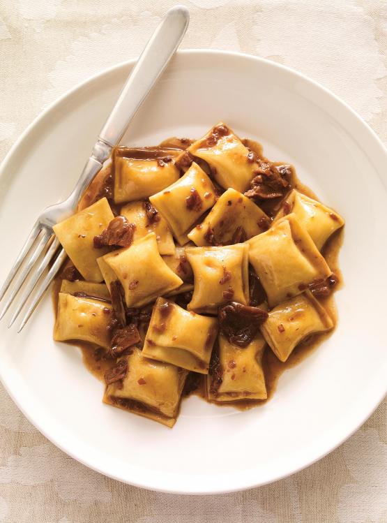 Squash Agnolotti Pasta with Porcini Sauce Ricardo