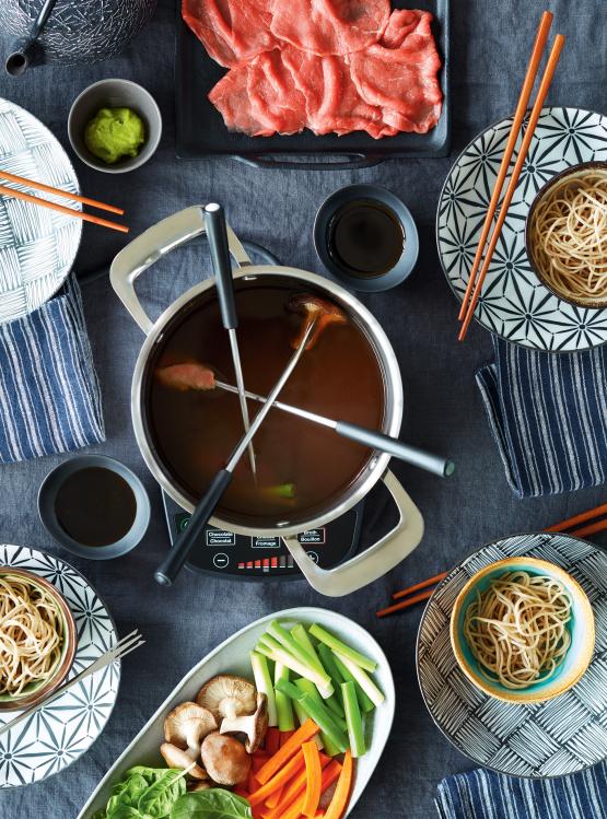 Fondue japonaise (shabushabu) Ricardo